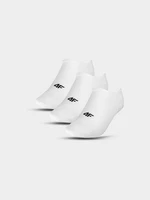 Pánske casual členkové ponožky (3-pack) - biele