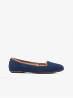 Navy blue suede ballerinas Geox Palmaria