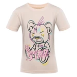 Beige girls' T-shirt NAX Loreto