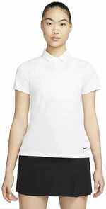 Nike Dri-Fit Victory Womens Golf Polo White/Black XS Tricou polo