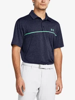 Under Armour UA Playoff 3.0 Stripe Polo triko Modrá