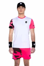 Men's T-Shirt Hydrogen Tech Camo Tee White/Fuchsia Fluo S