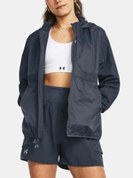 Under Armour Bunda UA Trail Run Jacket-GRY - Dámské