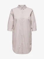 Beige Shirt Dress ONLY CARMAKOMA Viggis - Women