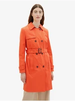 Orange Ladies Trench Coat Tom Tailor - Women