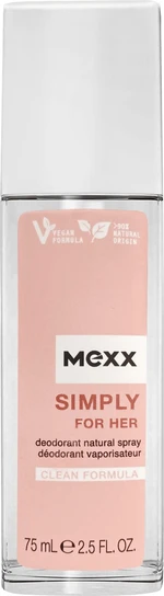 Mexx Simply For Her - deodorant s rozprašovačem 75 ml