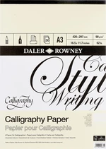 Daler Rowney Calligraphy Drawing Paper A3 90 g Carnet de croquis