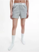 Light grey women's sleep shorts Calvin Klein Underwear