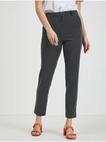 Orsay Bílo-černé dámské puntíkované kalhoty - Dámské