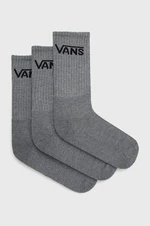 Ponožky Vans pánské, šedá barva, VN000XRZHTG1-grey