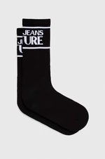 Ponožky Versace Jeans Couture pánské, černá barva, 76GA0J04 ZG079