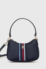 Kabelka Tommy Hilfiger tmavomodrá barva, AW0AW16780