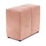 Różowe aksamitne oparcie do sofy modułowej Rome Velvet – Cosmopolitan Design