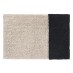 Czarno-kremowy dywanik łazienkowy 40x60 cm Maica – Kave Home
