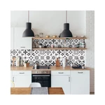 Zestaw 24 naklejek ściennych Ambiance Wall Decal Cement Tiles Azulejos Erico, 15x15 cm