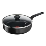 Patelnia aluminiowa z pokrywką ø 24 cm Simply Clean Red – Tefal