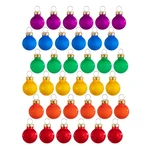 Szklane bombki choinkowe zestaw 36 szt. Rainbow Mini – Sass & Belle