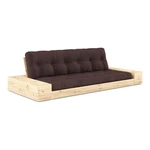 Ciemnobrązowa rozkładana sofa 244 cm Base – Karup Design