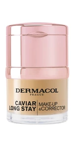 Dermacol Dlouhotrvající make-up s výtažky z kaviáru a zdokonalovací korektor (Caviar Long Stay Make-Up & Corrector) 30 ml 5.0 Cappuccino
