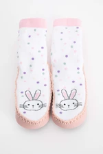 DEFACTO Baby Girl Cotton Home Socks