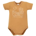 Pinokio Kids's Free Soul Shortsleeve Buttoned Bodysuit