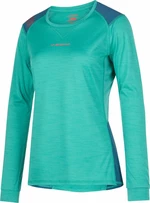 La Sportiva Beyond Long Sleeve W Lagoon/Storm Blue S Póló