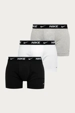 Boxerky Nike (3-pak) pánské, bílá barva