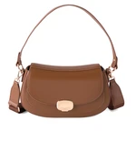 David Jones Dámska kabelka Banana Bag CM7175 Cognac