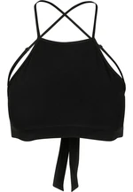 Women's triangle top black