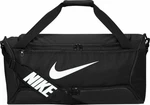 Nike Brasilia 9.5 Duffel Bag Black/Black/White 60 L Borsa sportiva