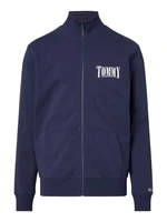 Tommy Jeans Mikina - TJM REG ESSENTIAL GRAPHIC TRACK modrá