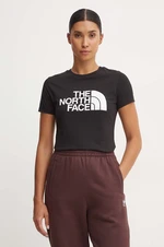 Tričko The North Face Easy Tee dámske, čierna farba, NF0A8A6DJK31