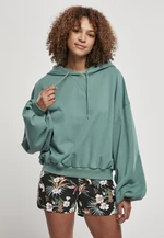 Women's bio oversized terry sweatshirt with a pale liner