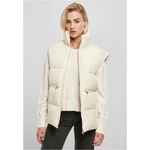 Women's Puffer Vest whitesand