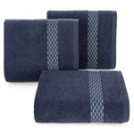 Eurofirany Unisex's Towel 419990 Navy Blue