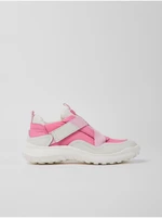 Pink Girls Leather Sneakers Camper - Girls