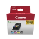 Canon CLI-551 6509B015 barevná (CMYK) sada originální cartridge