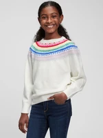 GAP Children's sweater with colorful pattern - Girls