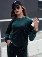 Set of women's velour URBANVELVET green Dstreet