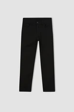 DEFACTO Boy Black Gabardine School Trousers