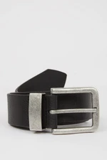 DEFACTO Men's Faux Leather Jean Belt