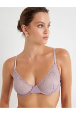 Koton Lace Bra Transparent Underwire Non-Padded