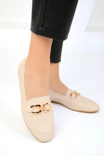 Soho Beige Women's Flats 18887