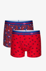 Boxer shorts Atlantic 2GMH-021 A'2 S-2XL blue-red 033