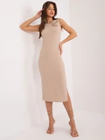 Dress-DHJ-SK-17732.22-dark beige