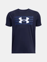 Under Armour Boys' T-shirt UA B TECH WM LOGO SS - Boys