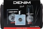 Denim Black - voda po holení 100 ml + deodorant ve spreji 150 ml + taštička