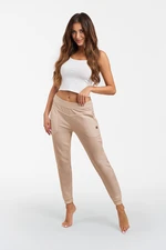 Roma women's long trousers - beige