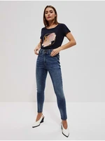 Dark blue women's jeans Moodo - Women