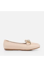 Yaya by Hotiç Beige Women's Loafers